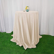 120" Polyester Round Tablecloth Wedding Party Table Linens