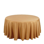 120" Polyester Round Tablecloth Wedding Party Table Linens
