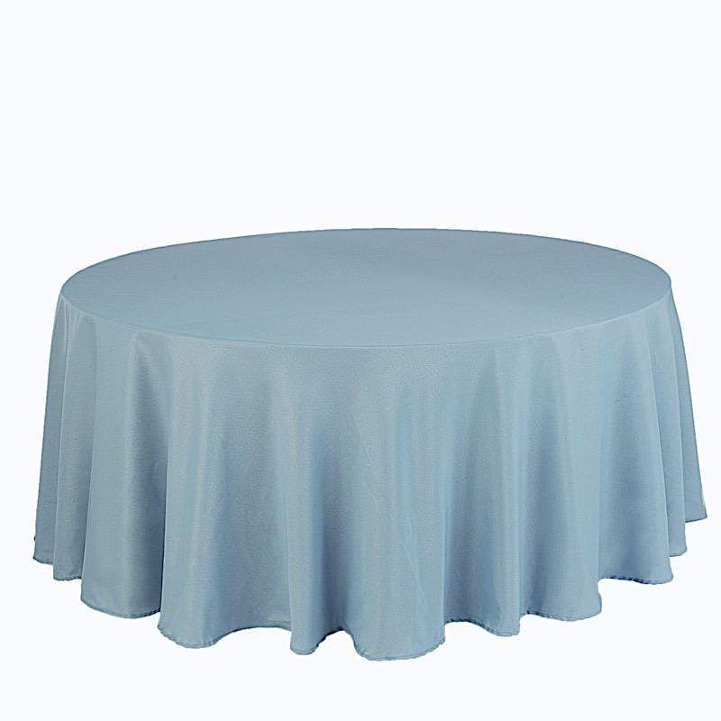 120" Polyester Round Tablecloth Wedding Party Table Linens