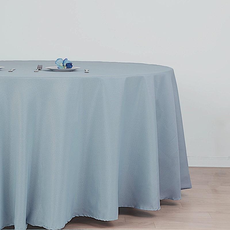120" Polyester Round Tablecloth Wedding Party Table Linens