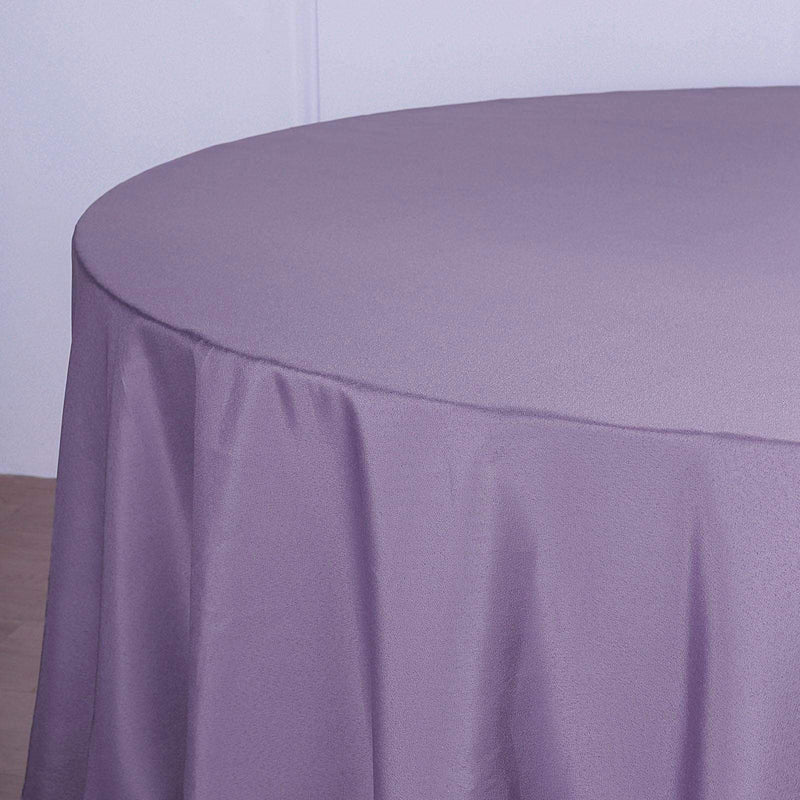 120" Polyester Round Tablecloth Wedding Party Table Linens