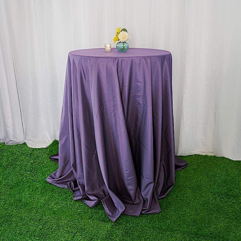 120" Polyester Round Tablecloth Wedding Party Table Linens