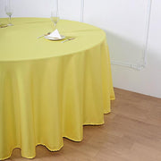 120" Polyester Round Tablecloth Wedding Party Table Linens