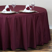 120" Polyester Round Tablecloth Wedding Party Table Linens
