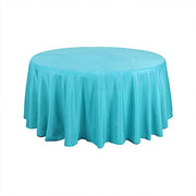 120" Polyester Round Tablecloth Wedding Party Table Linens