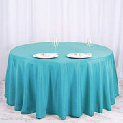 120" Polyester Round Tablecloth Wedding Party Table Linens