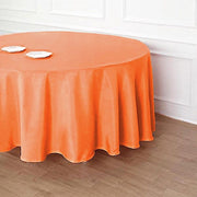 120" Polyester Round Tablecloth Wedding Party Table Linens