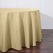 120" Polyester Round Tablecloth Wedding Party Table Linens