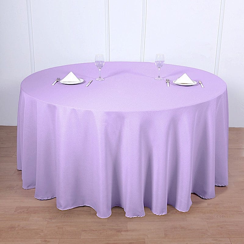 120" Polyester Round Tablecloth Wedding Party Table Linens