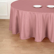 120" Polyester Round Tablecloth Wedding Party Table Linens