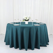 120" Polyester Round Tablecloth Wedding Party Table Linens