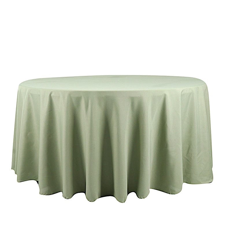 120" Polyester Round Tablecloth Wedding Party Table Linens