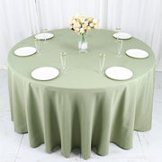 120" Polyester Round Tablecloth Wedding Party Table Linens