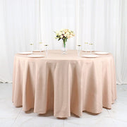 120" Polyester Round Tablecloth Wedding Party Table Linens