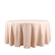 120" Polyester Round Tablecloth Wedding Party Table Linens