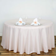 120" Polyester Round Tablecloth Wedding Party Table Linens TAB_120_046_POLY