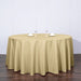 120" Polyester Round Tablecloth Wedding Party Table Linens TAB_120_CHMP_POLY
