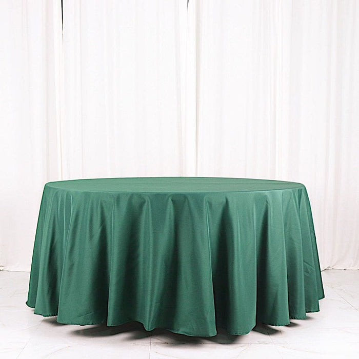 120" Polyester Round Tablecloth Wedding Party Table Linens TAB_120_HUNT_POLY