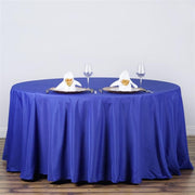 120" Polyester Round Tablecloth Wedding Party Table Linens TAB_120_ROY_POLY