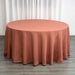 120" Polyester Round Tablecloth Wedding Party Table Linens TAB_120_TERC_POLY