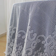 120" Premium Lace Round Tablecloth