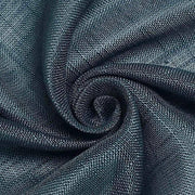 120" Round Premium Faux Burlap Polyester Tablecloth - Blue TAB_JUTE02_120_BLUE