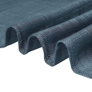 120" Round Premium Faux Burlap Polyester Tablecloth