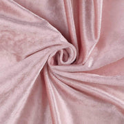 120" Round Premium Velvet Tablecloth - Blush TAB_VEL_120_046