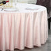 120" Round Premium Velvet Tablecloth - Blush TAB_VEL_120_046