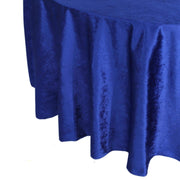 120" Round Premium Velvet Tablecloth - Royal Blue TAB_VEL_120_ROY