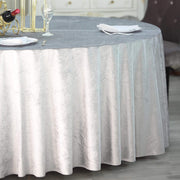 120" Round Premium Velvet Tablecloth