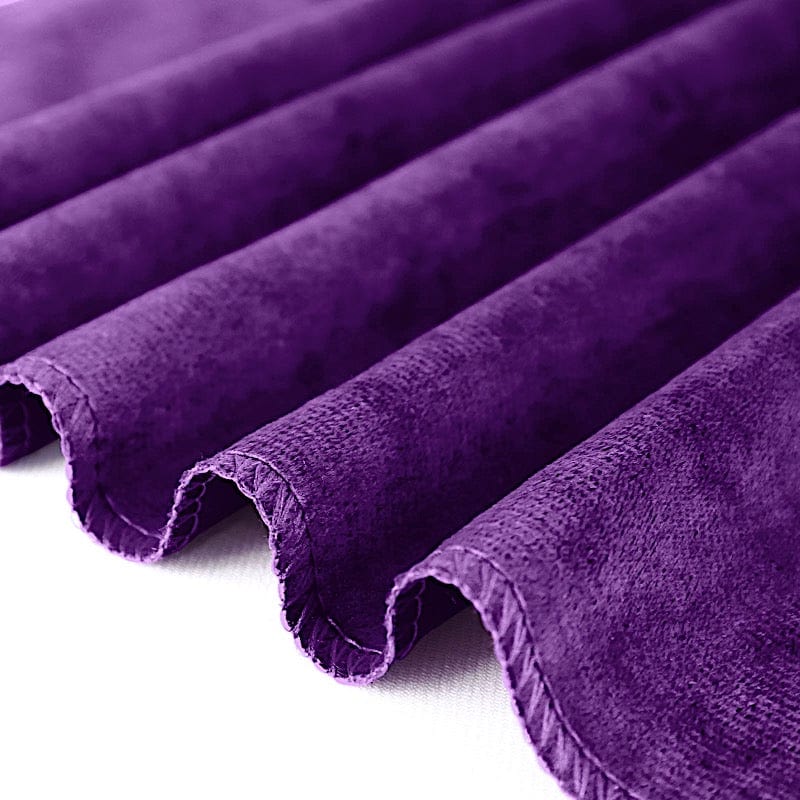 120" Round Premium Velvet Tablecloth