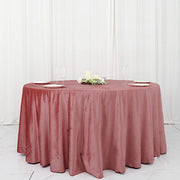120" Round Premium Velvet Tablecloth