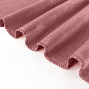 120" Round Premium Velvet Tablecloth