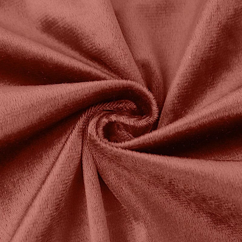 120" Round Premium Velvet Tablecloth