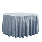 120" Round Premium Velvet Tablecloth TAB_VEL_120_086