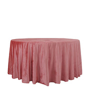 120" Round Premium Velvet Tablecloth TAB_VEL_120_MAUV