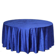 120" Round Premium Velvet Tablecloth - Royal Blue TAB_VEL_120_ROY