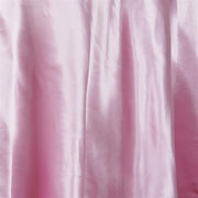120" Satin Round Tablecloth Wedding Party Table Linens - Pink TAB_STN120_PINK