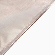 120" Satin Round Tablecloth Wedding Party Table Linens - Beige TAB_STN120_081