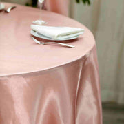 120" Satin Round Tablecloth Wedding Party Table Linens
