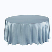 120" Satin Round Tablecloth Wedding Party Table Linens