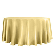 120" Satin Round Tablecloth Wedding Party Table Linens