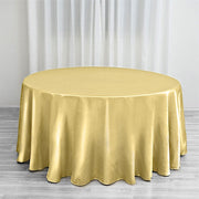 120" Satin Round Tablecloth Wedding Party Table Linens