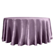 120" Satin Round Tablecloth Wedding Party Table Linens