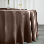 120" Satin Round Tablecloth Wedding Party Table Linens