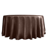 120" Satin Round Tablecloth Wedding Party Table Linens