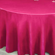 120" Satin Round Tablecloth Wedding Party Table Linens
