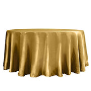 120" Satin Round Tablecloth Wedding Party Table Linens