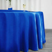 120" Satin Round Tablecloth Wedding Party Table Linens